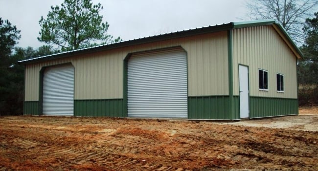metal garages with decorative trim