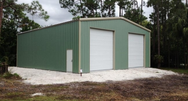 steel building warehouse storage
