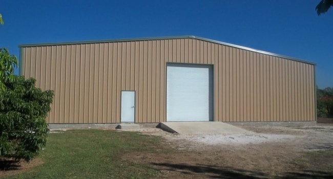 metal building plant packaging facility