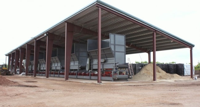 single slope roof only metal building