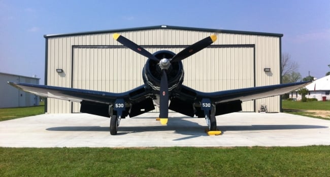 metal airplane hangar hi fold door
