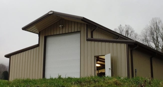 monitor style metal garages