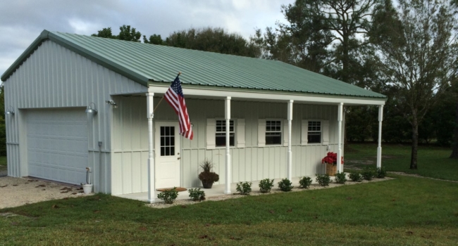 metal garages with horizontal siding