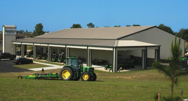 metal building custom wrap around leanto