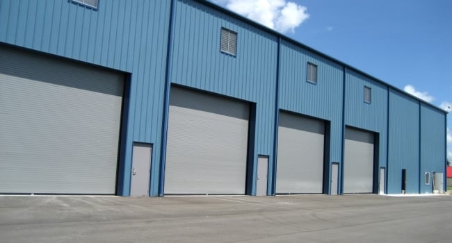industrial steel maintenance building