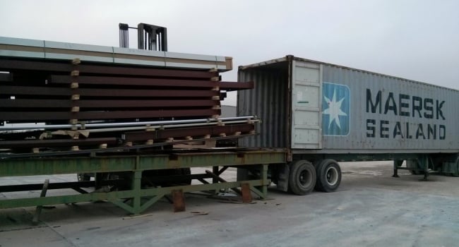 rear load skid method