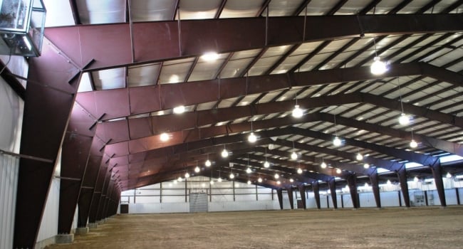 metal building clearspan riding arena