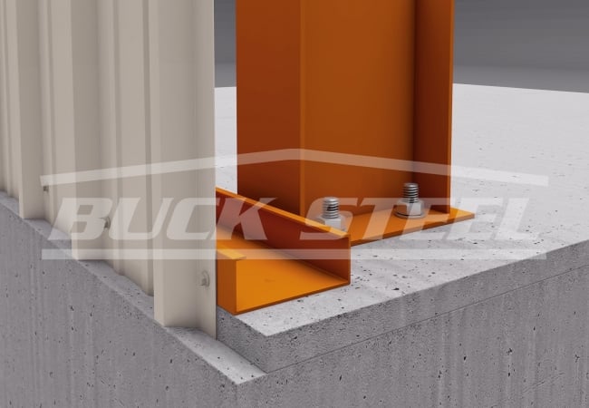 base channel with concrete notch
