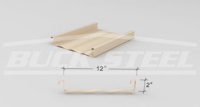 battenlok 12" roof panel