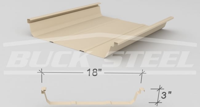 double-lok 18" roof panel