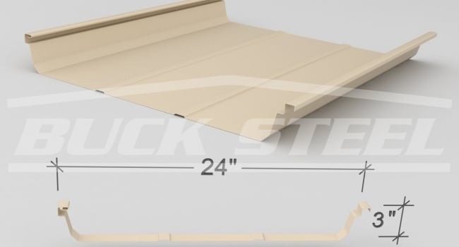 double-lok 24" roof panel