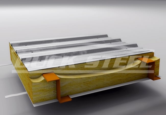 metal building base condition formed base trim with closure strips