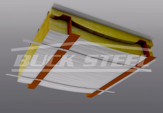 metal building base condition formed base trim with closure strips