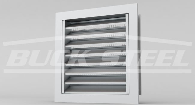 steel building adjustable louver vent
