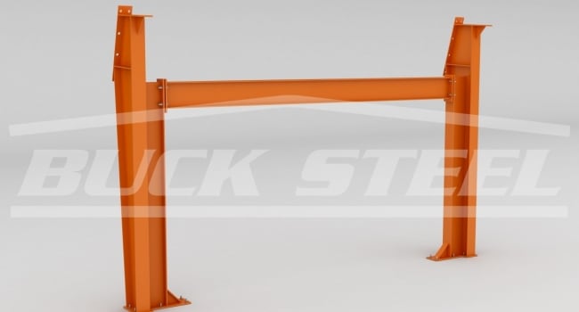 metal building portal frame bracing