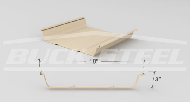 ultra-dek 18" roof panel