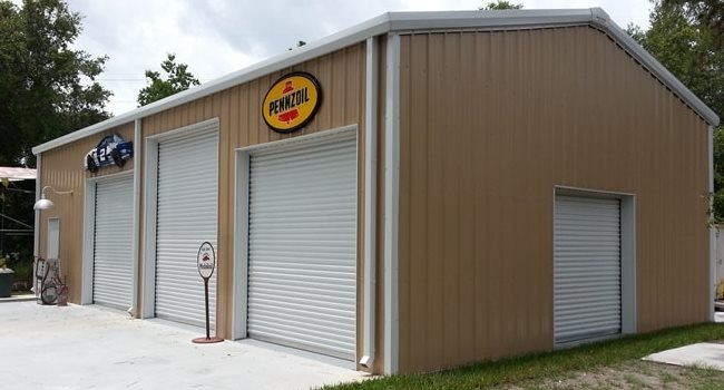 automotive storage metal garages