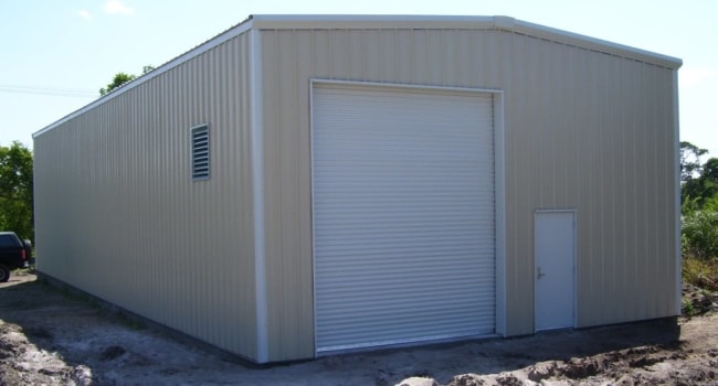 metal garages with horizontal siding