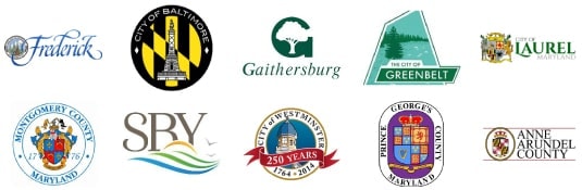 maryland county and city logos