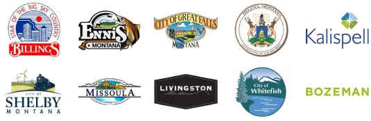 montana county and city logos