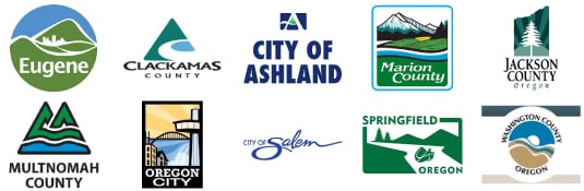 oregon county and city logos