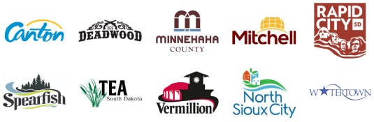 south dakota county and city logos