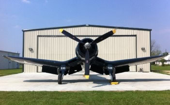 metal airplane hangars illinois