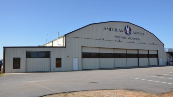 steel aircraft hangar museum