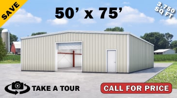 50x75 Steel Buildings for Sale